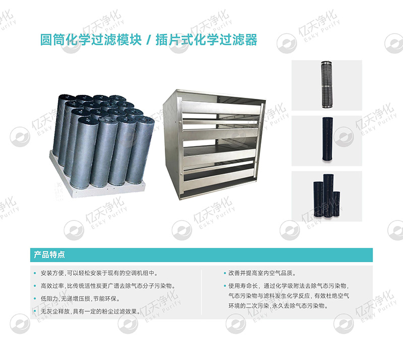 化學過濾器：精準凈化氣態污染物